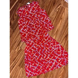 Girls two piece top and skirt